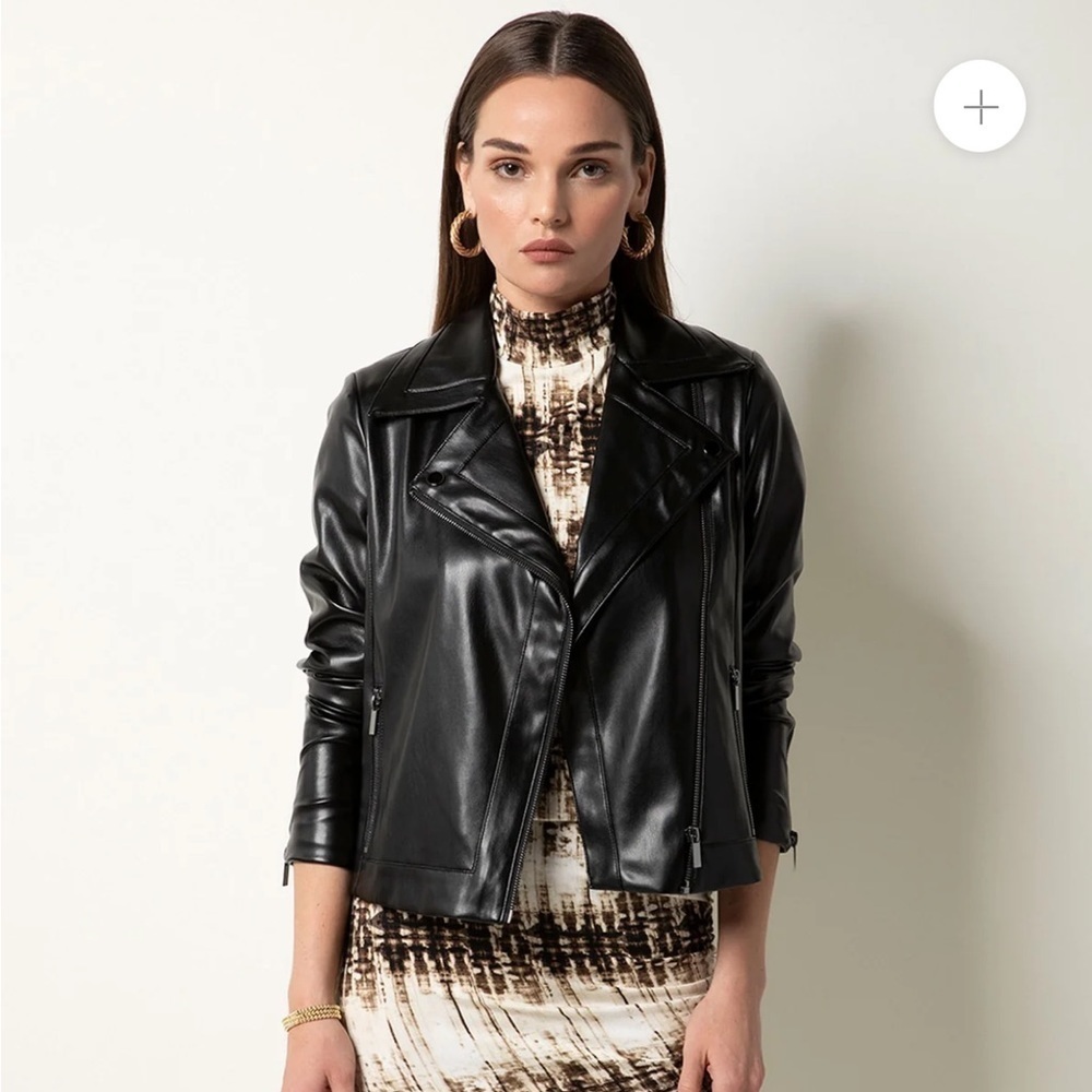 Tart Collections Mila Jacket size S black leather jacket - Picture 2 of 10